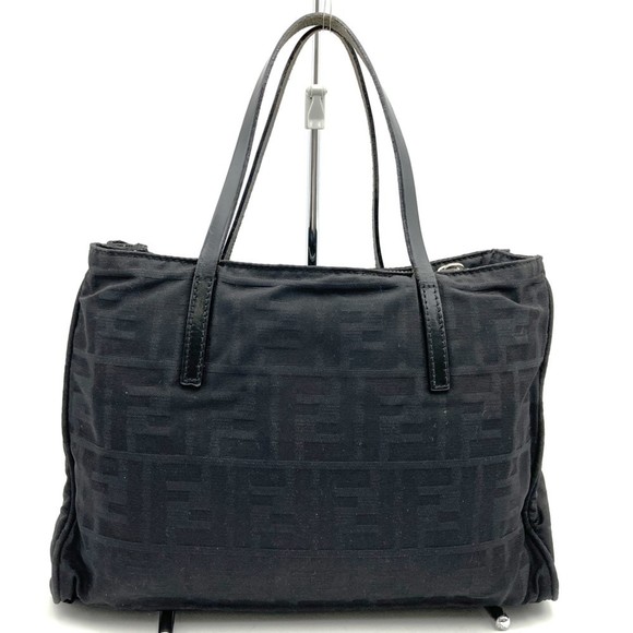 FENDI handbag in black nylon/canvas for men and women - Picture 7 of 14